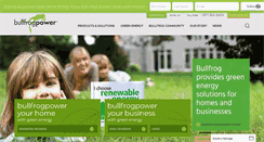 Desktop Screenshot of bullfrogpower.com